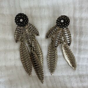 Banana republic brass / gold earrings